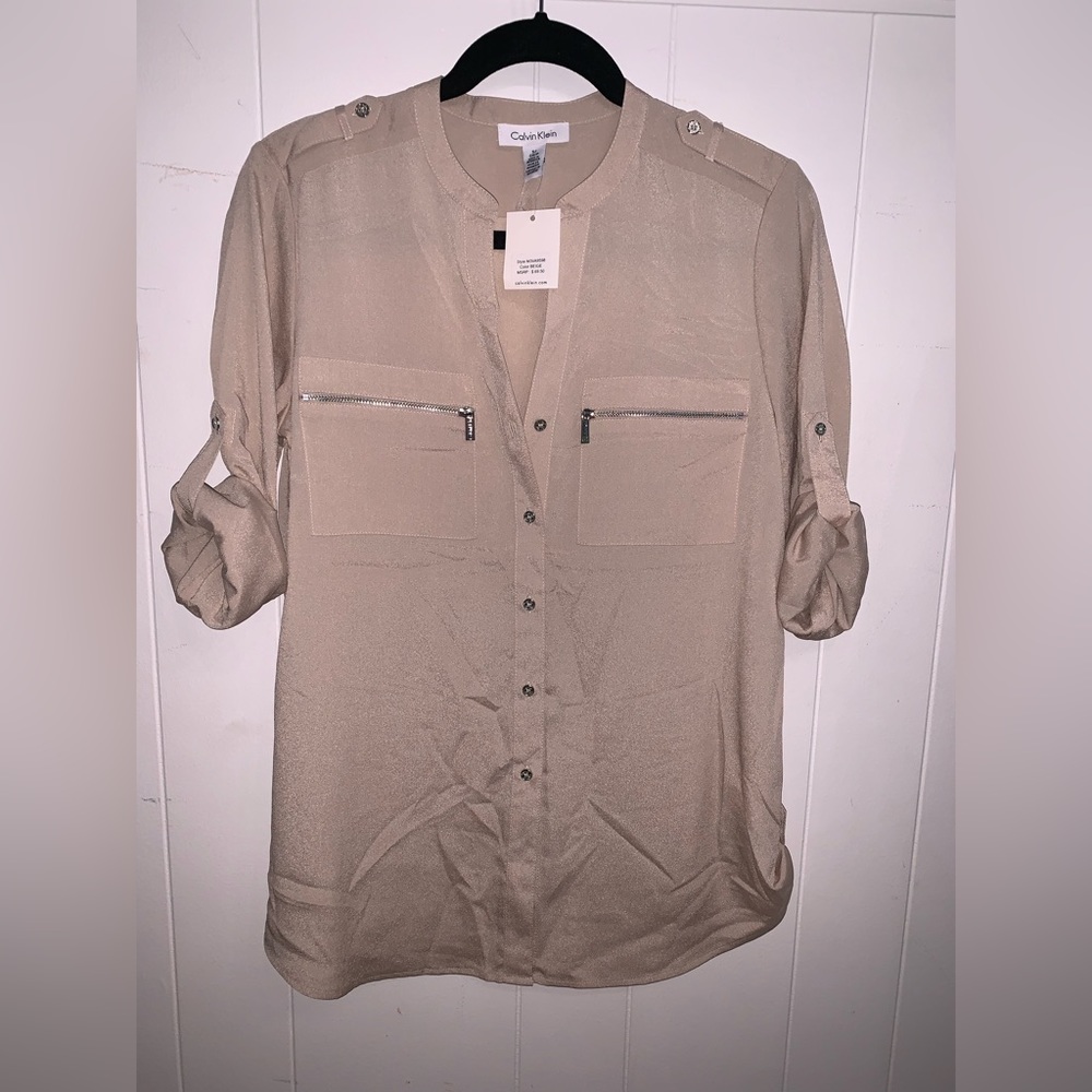 Calvin Klein Long Sleeve Blouse